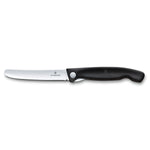 Coltello tavola liscio pieghevole nero in blister - Swiss Classic victorinox coltelleria V-6.78 03.F Kunzi Shop