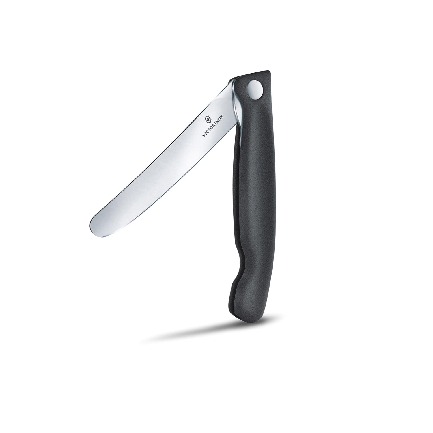 Coltello tavola liscio pieghevole nero in blister - Swiss Classic victorinox coltelleria V-6.78 03.FB Kunzi Shop 2