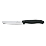 Coltello tavola ondulato manico nero - Swiss Classic victorinox coltelleria V-6.78 33.6 Kunzi Shop