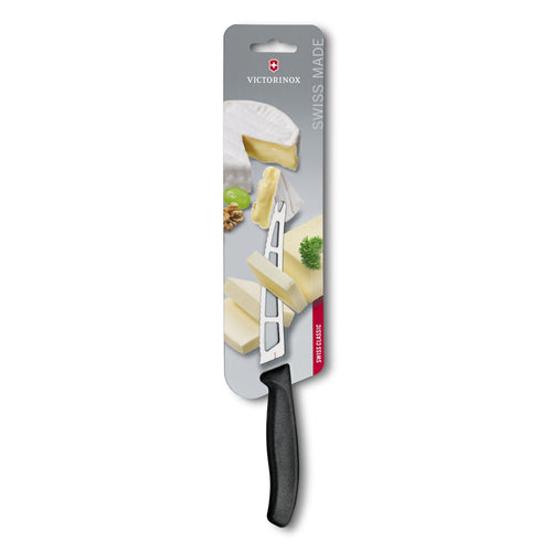 Coltello per formaggio manico nero in blister - Swiss Classic victorinox coltelleria V-6.78 63.13B Kunzi Shop