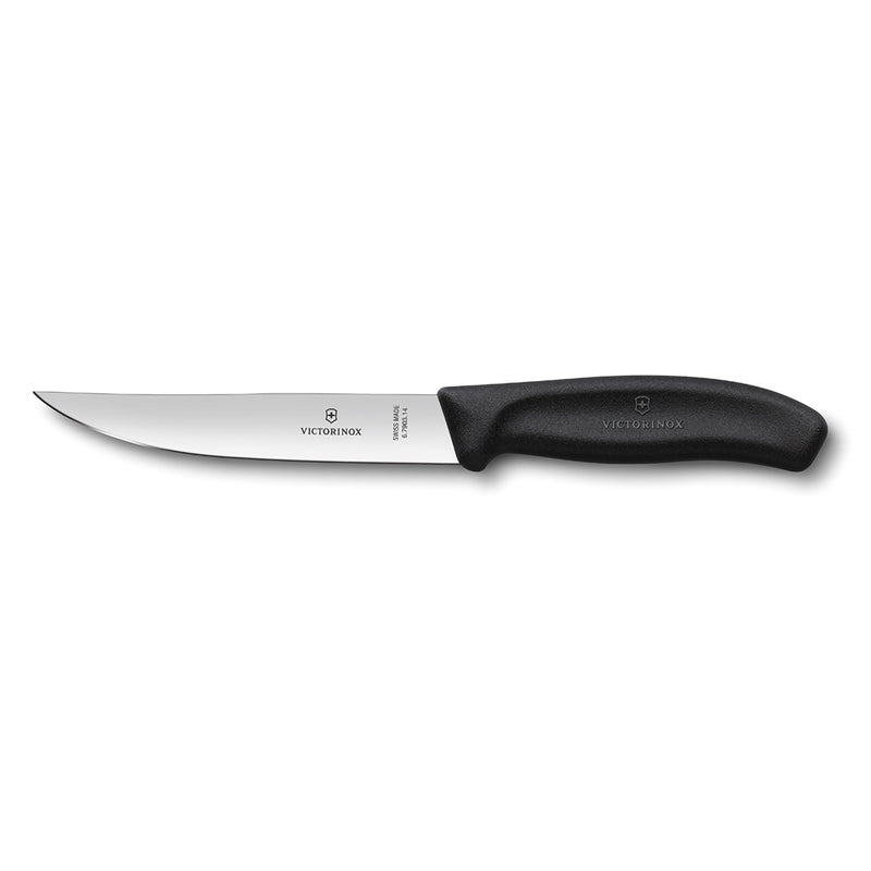Coltello bistecca manico nero Gourmet - Swiss Classic victorinox coltelleria V-6.79 03.12 Kunzi Shop