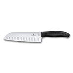 Santoku manico nero alveolato blister - Swiss Classic victorinox coltelleria V-6.85 23.17G Kunzi Shop