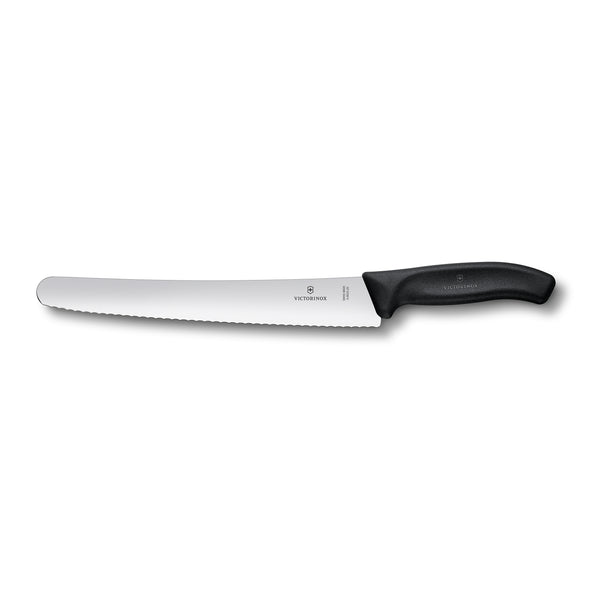 Coltello pane ondulato manico nero - Swiss Classic victorinox coltelleria V-6.86 33.21G Kunzi Shop 2