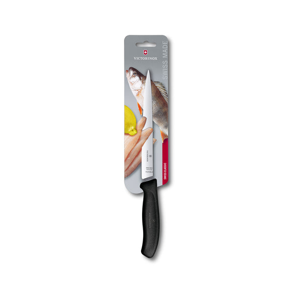 Coltello filettare blister - Swiss Classic victorinox coltelleria V-6.87 13.20B Kunzi Shop