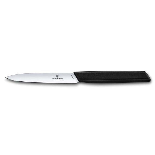 Spelucchino lama liscia 10 cm nero victorinox coltelleria V-6.90 03.10 Kunzi Shop