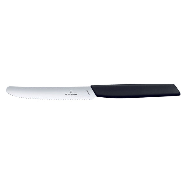 Coltello tavola manico nero - Swiss Modern victorinox coltelleria V-6.90 03.11W Kunzi Shop