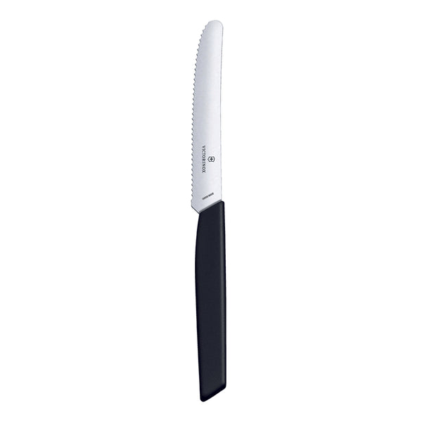 Coltello tavola manico nero - Swiss Modern victorinox coltelleria V-6.90 03.11W Kunzi Shop