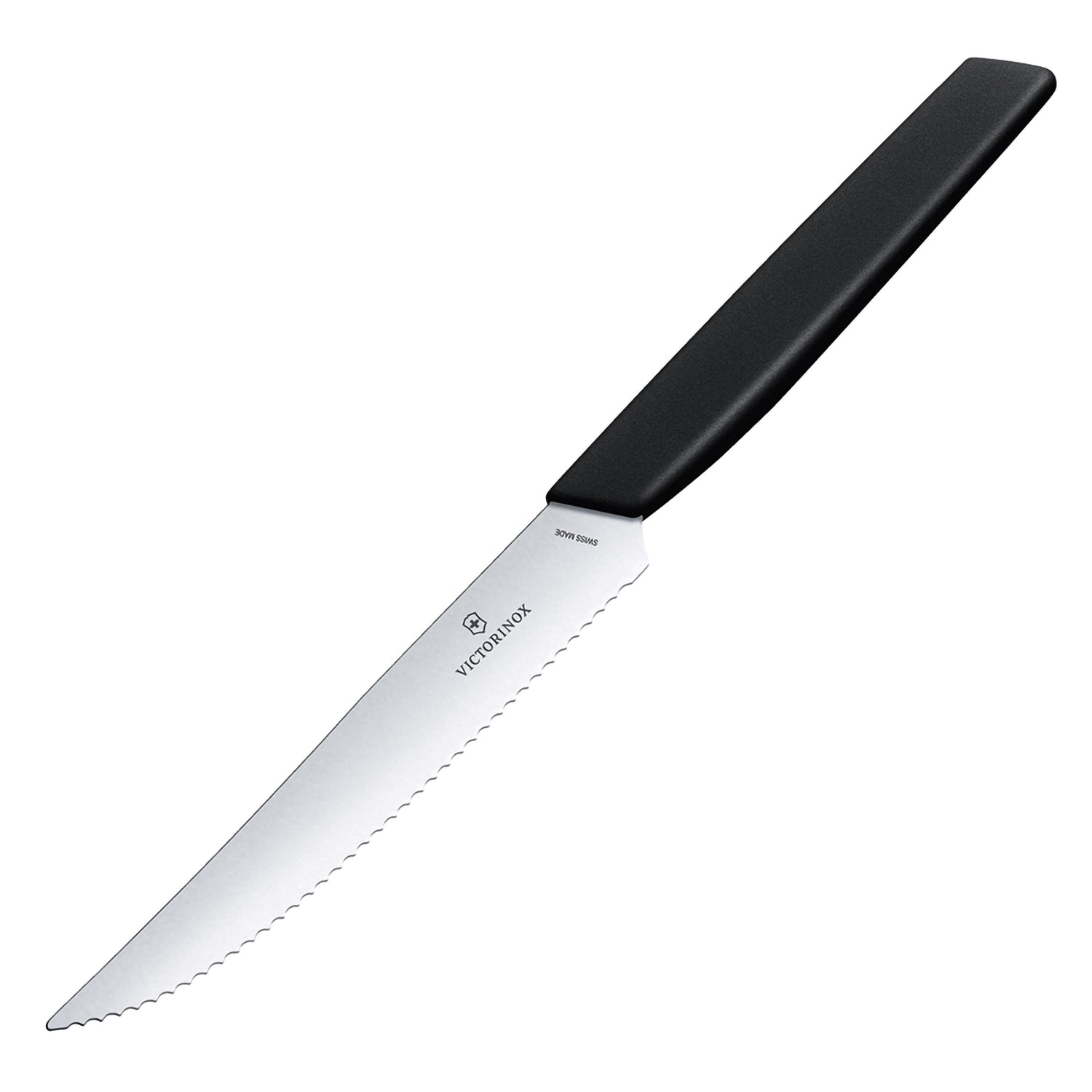 Coltello bistecca e pizza manico nero - Swiss Modern victorinox coltelleria V-6.90 03.12W Kunzi Shop 2