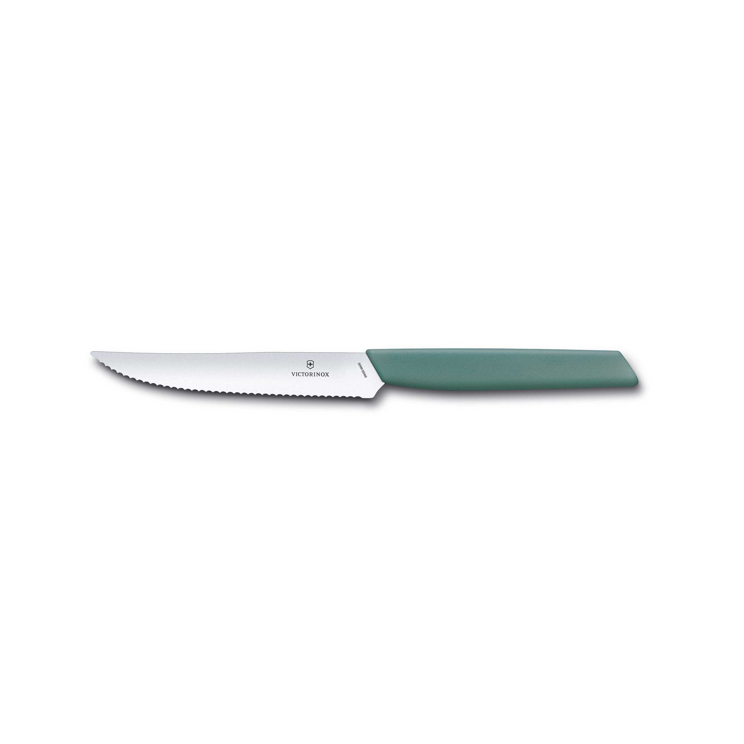 Coltello bistecca e pizza manico Sage Green - Swiss Modern victorinox coltelleria V-6.90 06.12W43 Kunzi Shop