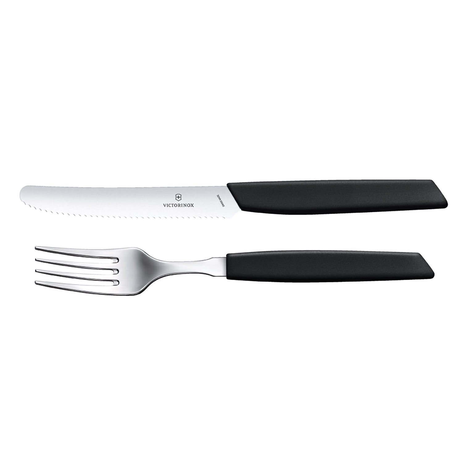 Set tavola 12 pezzi manico nero - Swiss Modern victorinox coltelleria V-6.90 93.11W.12 Kunzi Shop 1