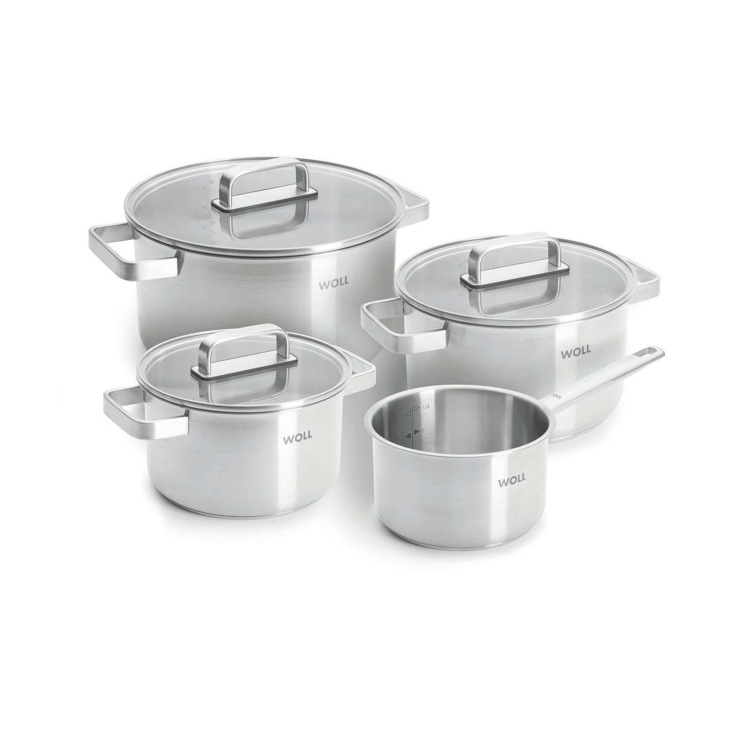Set 7 pentole Steel woll WLL ST-SET002 Kunzi Shop