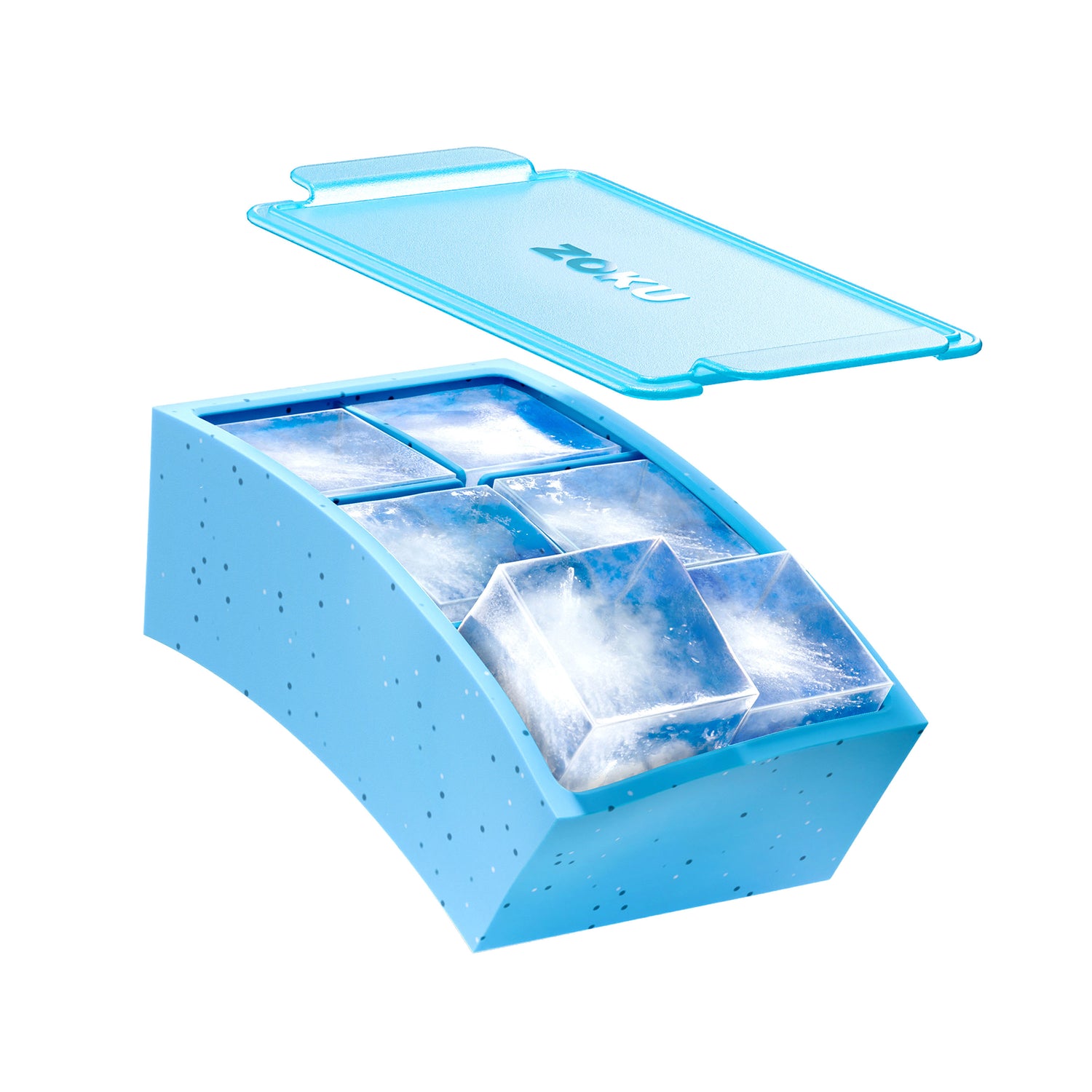 Jumbo Ice Tray - Set 2 pz - BL zoku ZK 136 BL Kunzi Shop 1
