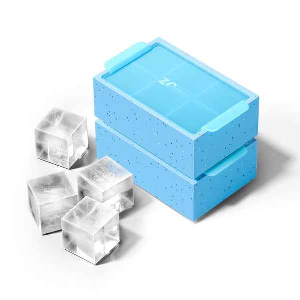 Jumbo Ice Tray - Set 2 pz - BL zoku ZK 136 BL Kunzi Shop 2