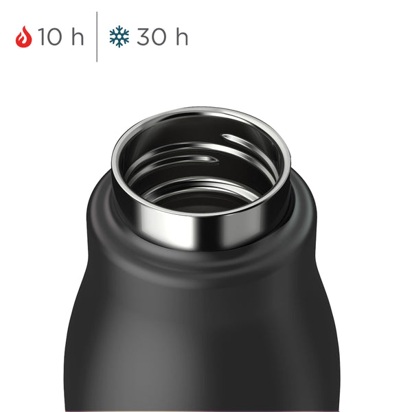 Bottiglia termica da 350 ml Gun Metal zoku ZK 141-GM Kunzi Shop 2