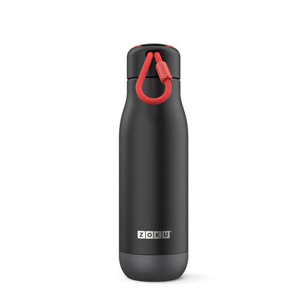 Zoku - Edelstahl Trinkflasche 500 ml Black zoku ZK 142 101 Kunzi Shop