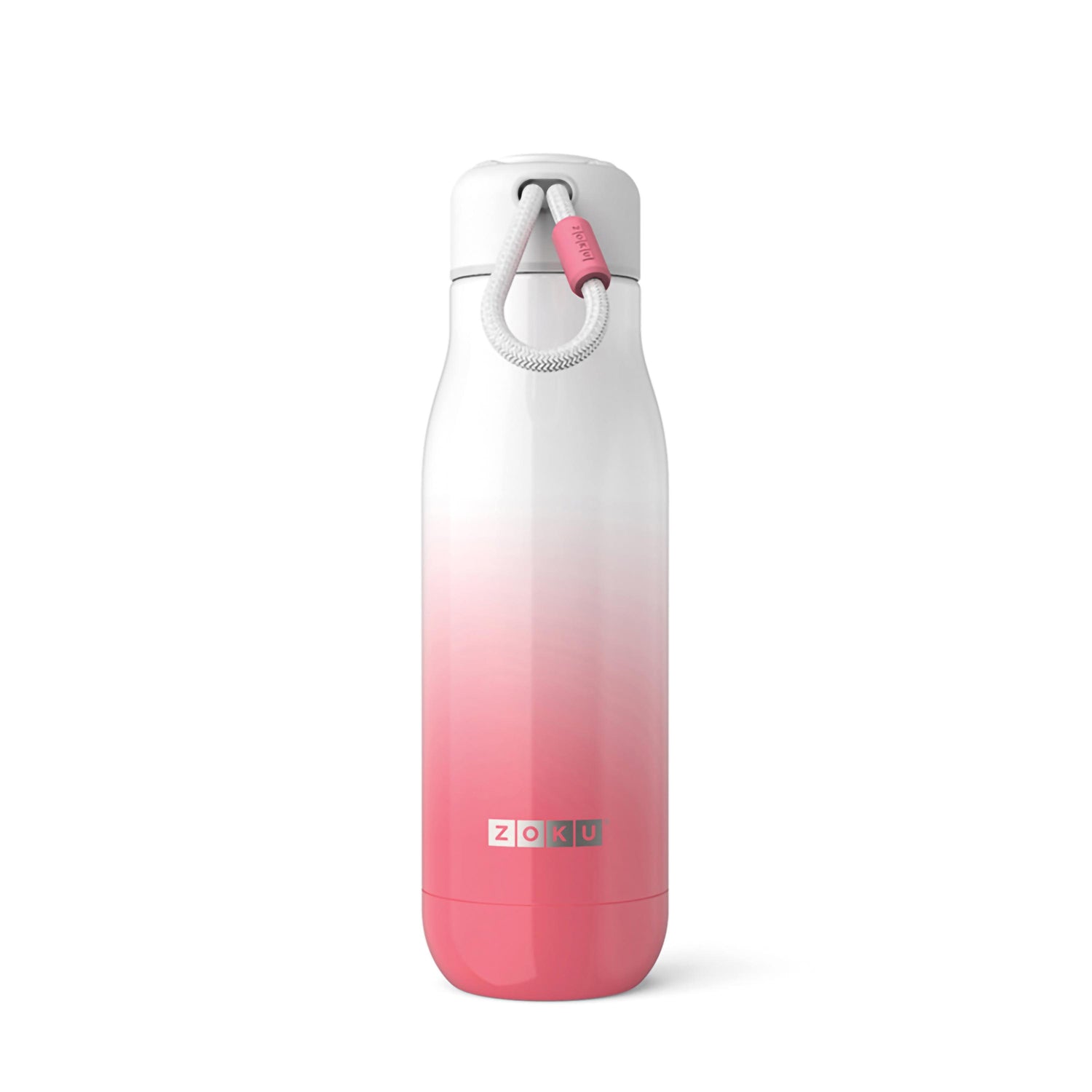Zoku - Bottiglia termica di colore bianco sfumato in rosa da 500 ml zoku ZK 142-14 Kunzi Shop 1