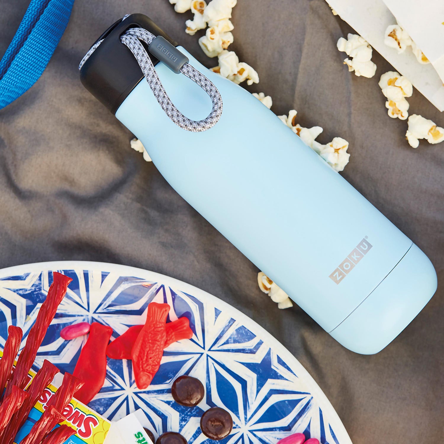 Bottiglia termica da 500 ml Light Blue zoku ZK 142-LB Kunzi Shop 6