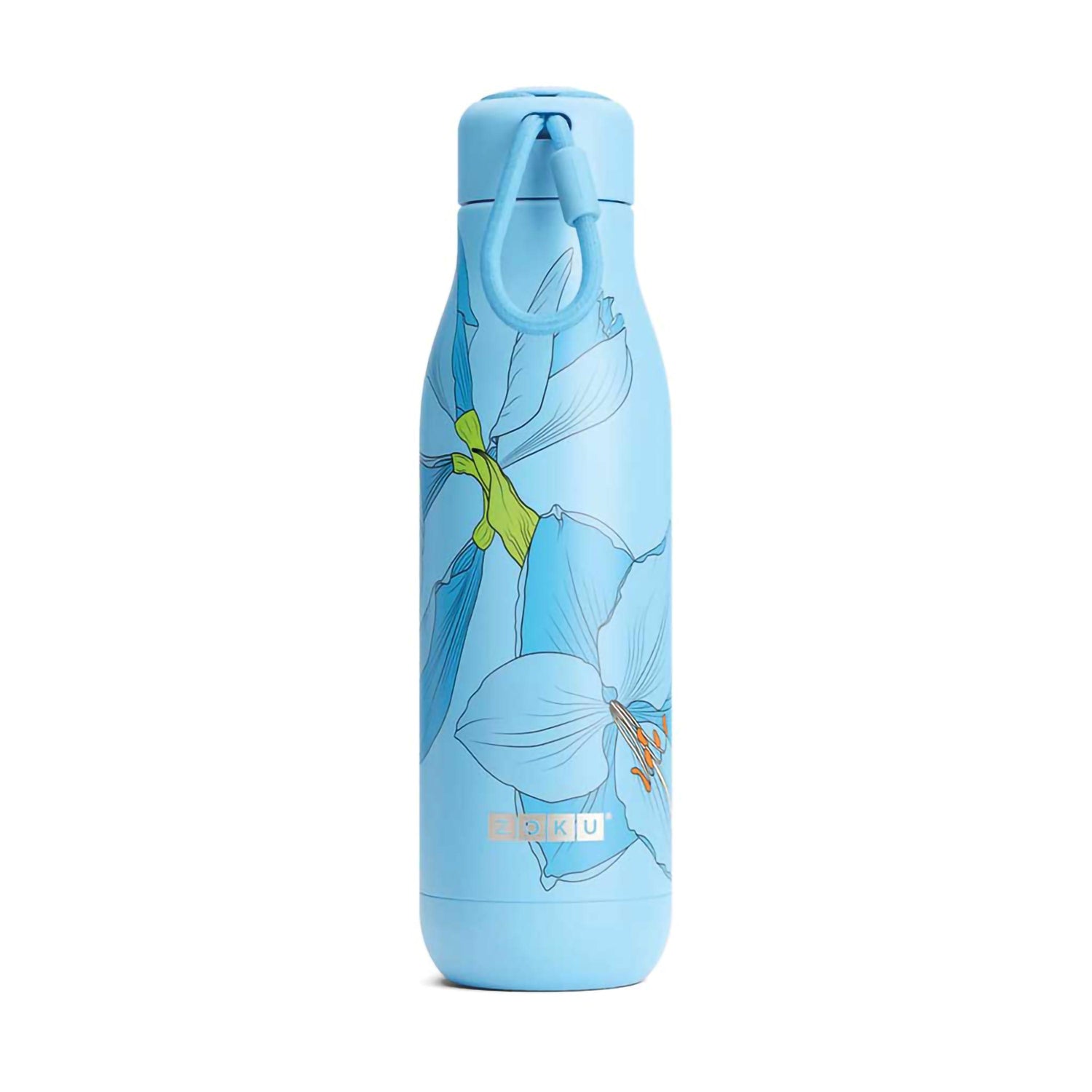 Zoku - Edelstahl Trinkflasche 750 ml PC Sky Lily zoku ZK 143 304 Kunzi Shop 1