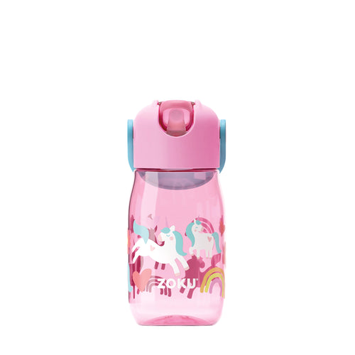 Zoku - Kindertrinkflasche Flip Straw Pink Unicorn