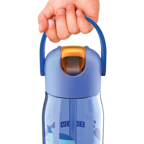 Zoku - Kids Flip Straw Bottle Blu zoku ZK 201 BL Kunzi Shop