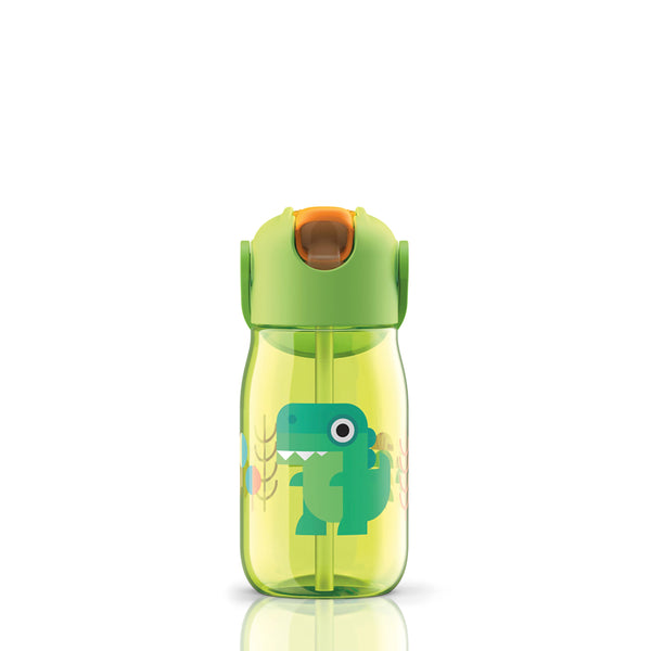 Kids Flip Straw Bottle Verde zoku ZK 201 GN Kunzi Shop