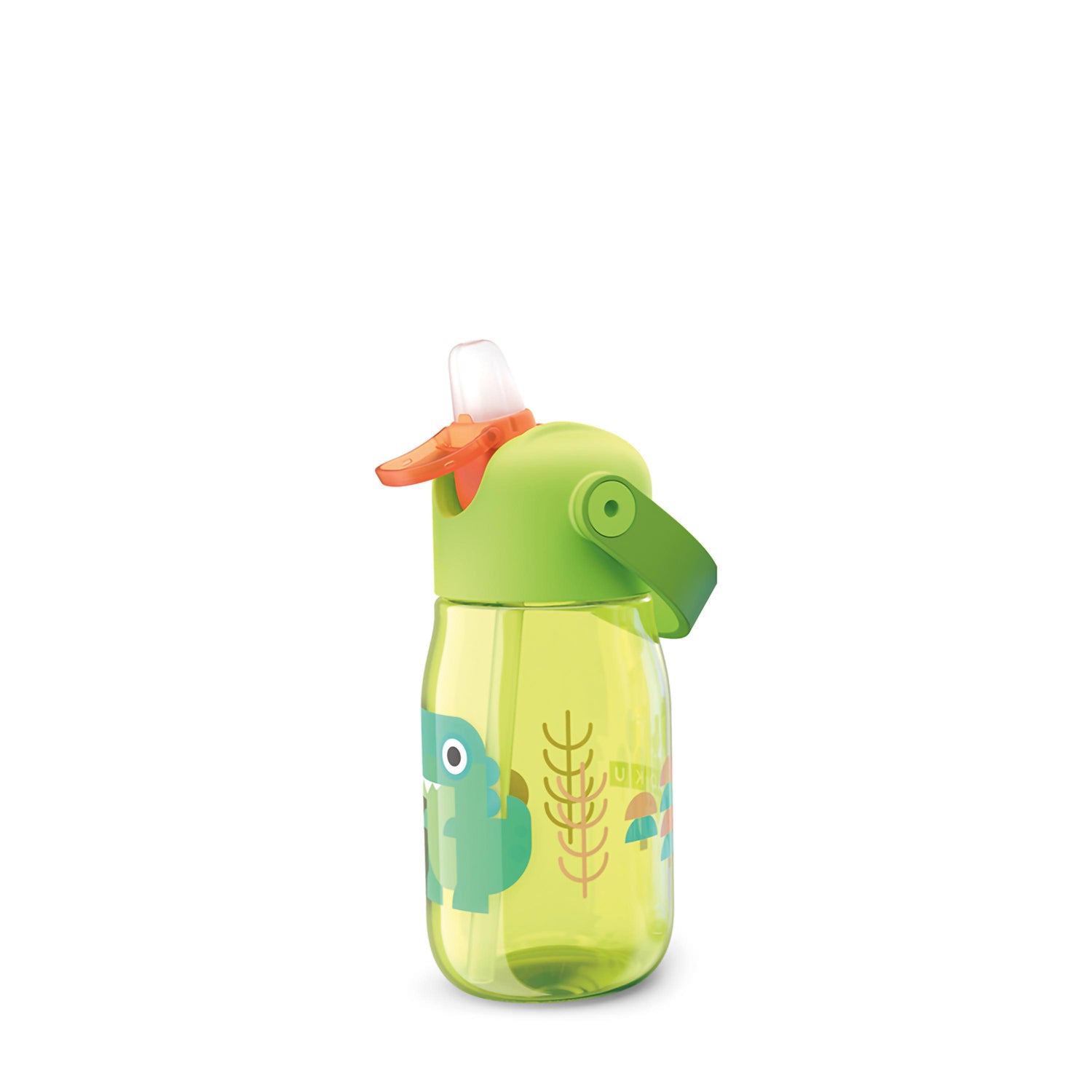 Kids Flip Straw Bottle Verde zoku ZK 201 GN Kunzi Shop 2