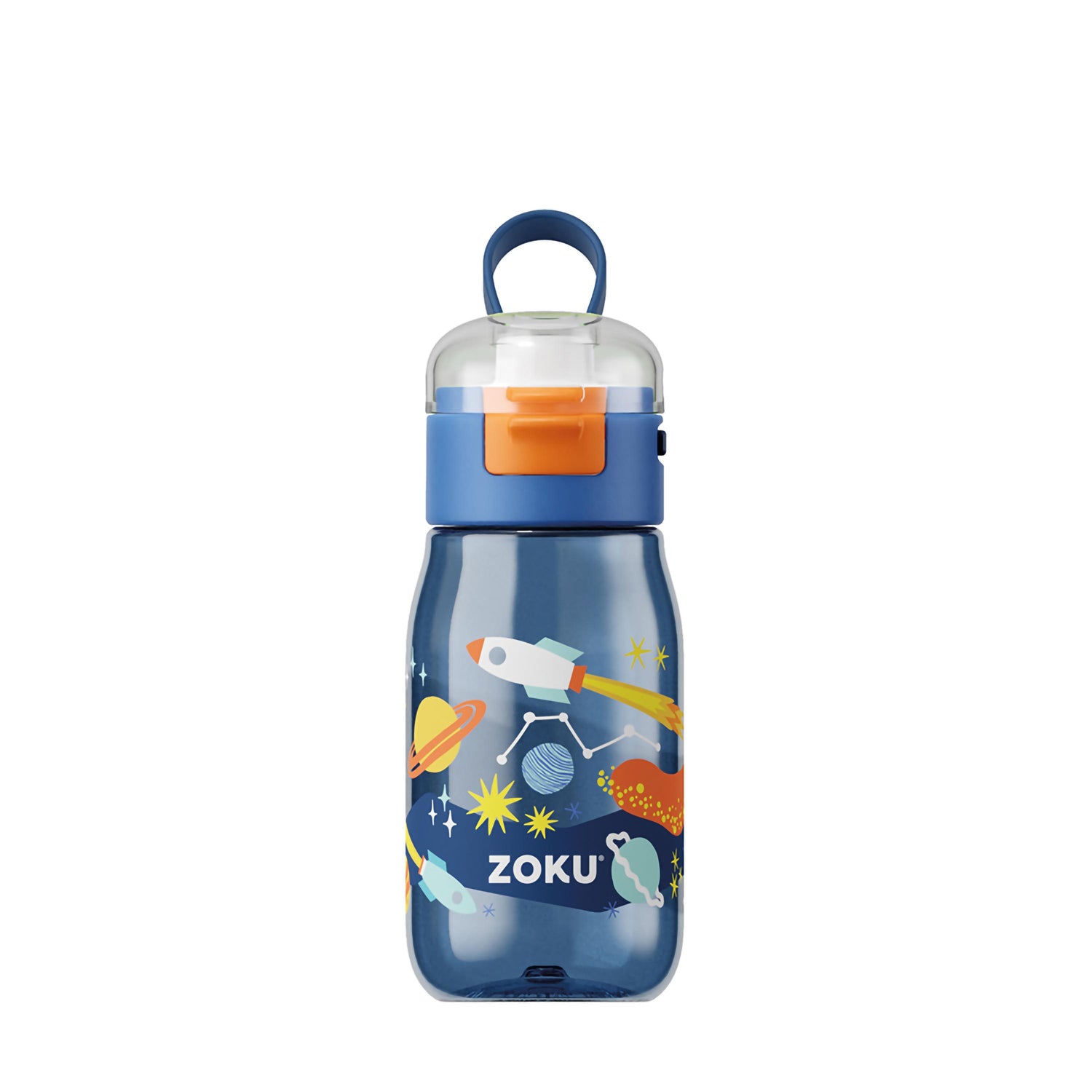 Bottiglia Kids Flip Gulp Blue Space zoku ZK 202-504 Kunzi Shop 1