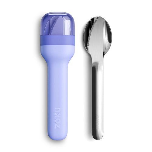 Set posate in acciaio inox azzurro zoku ZK 308 BL Kunzi Shop