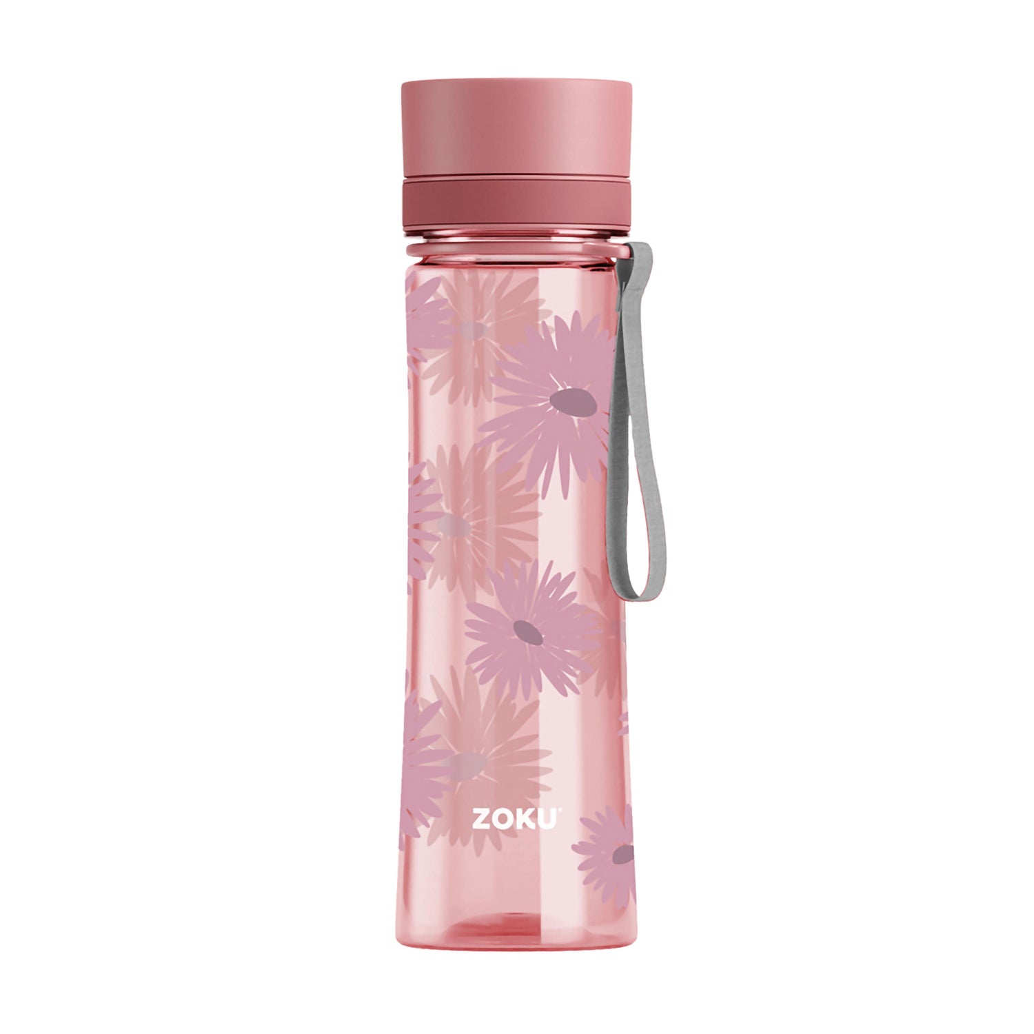 Bottiglia 600 ml Pink Floral zoku ZK 502-303 Kunzi Shop 1