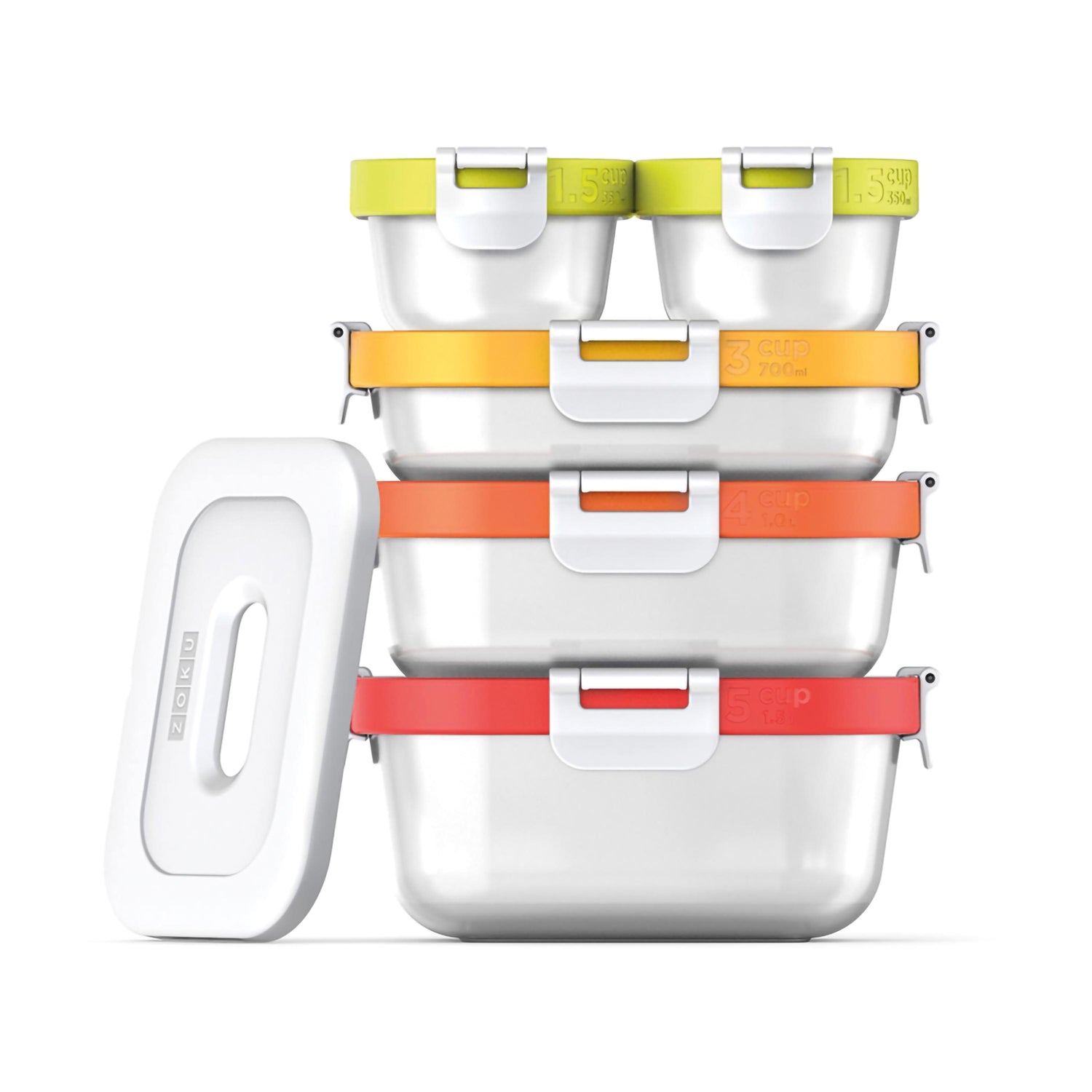 Zoku - Vorratsbehälter Neat Stack, 11 Stück zoku ZK NS 11 Kunzi Shop 1