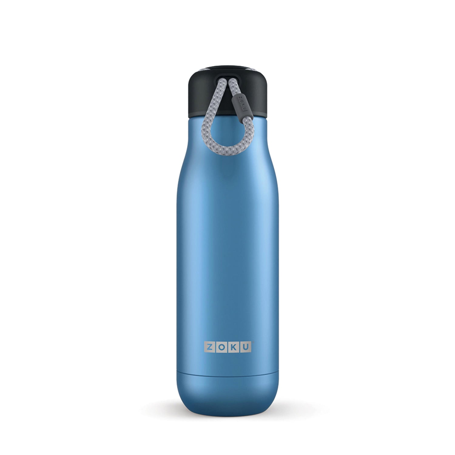 Bottiglia termica di colore blu da 500 ml zoku ZK SSB M BL Kunzi Shop 1
