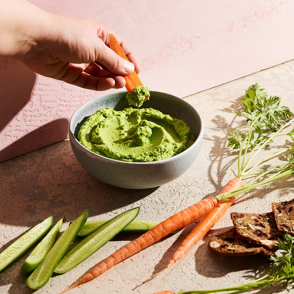 Hummus di cavolfiore e spinaci