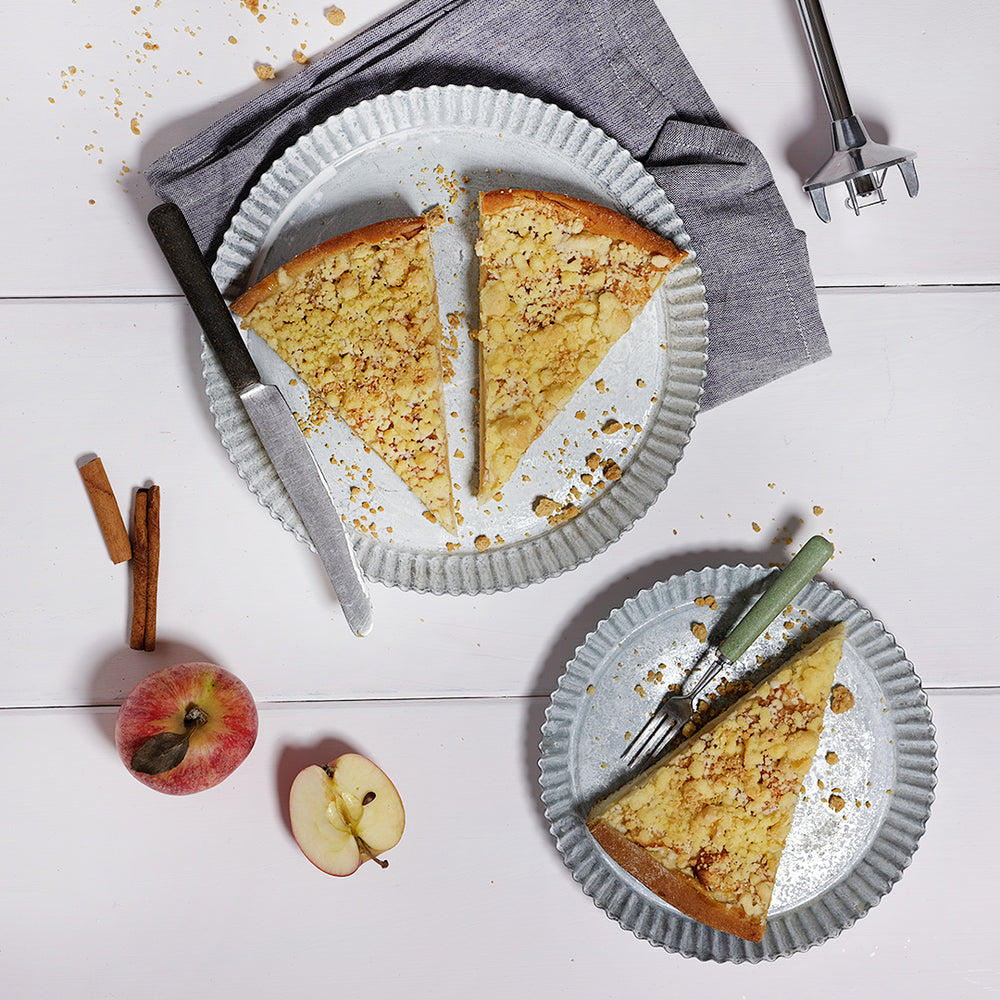 Crostata con crumble di mele