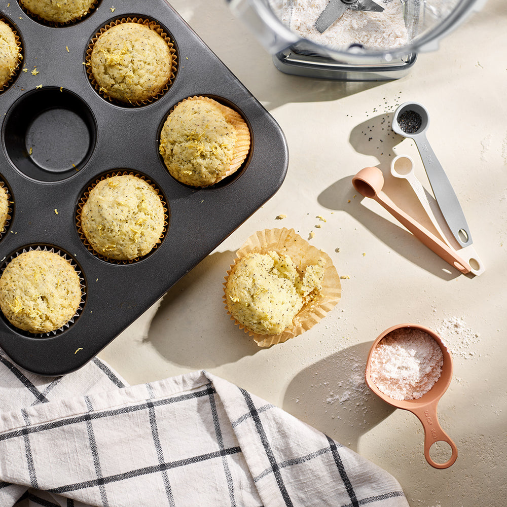 Muffin al limone e semi di papavero