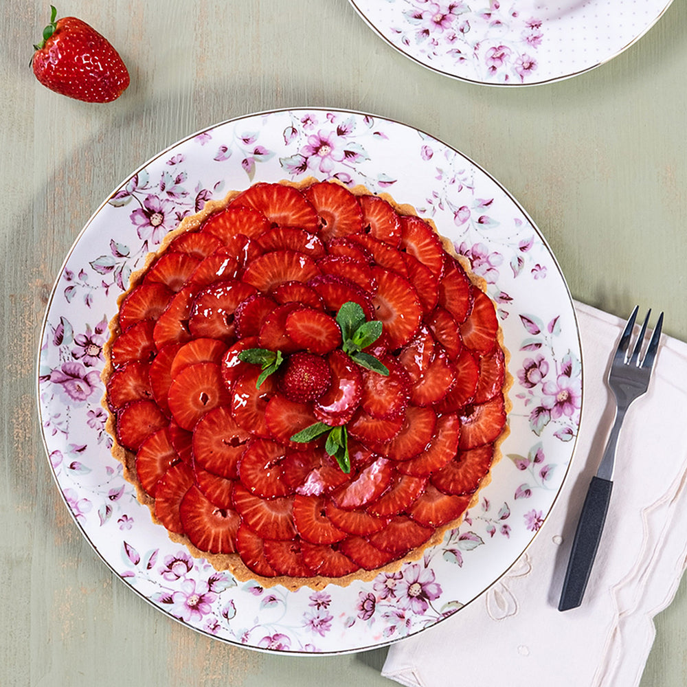 Crostata di ricotta e fragole