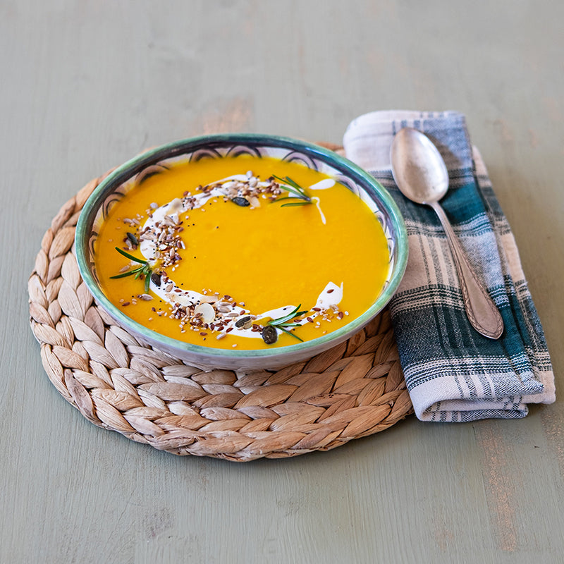 Vellutata di zucca profumata allo zenzero
