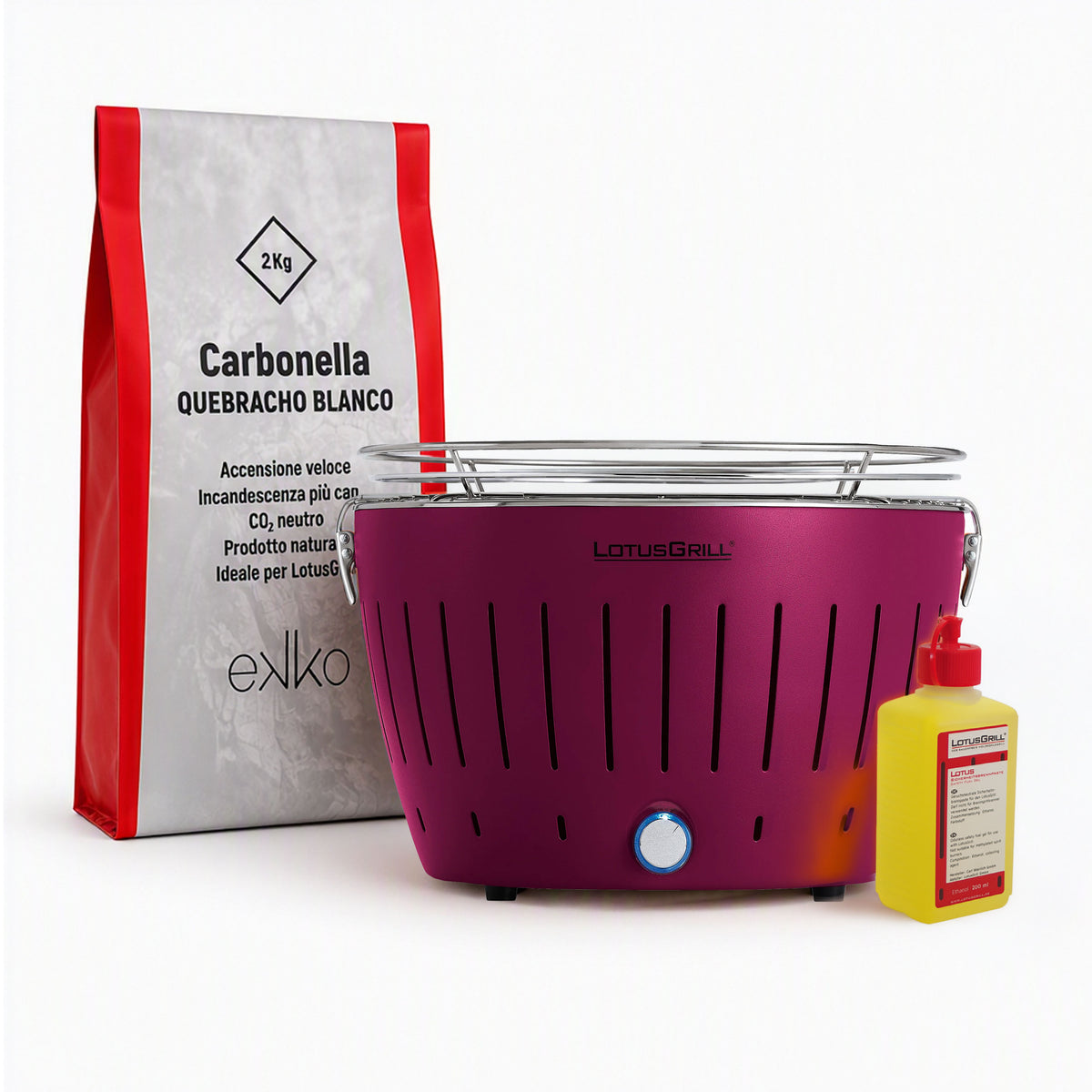 Starter set LotusGrill viola lotusgrill  Kunzi Shop 1