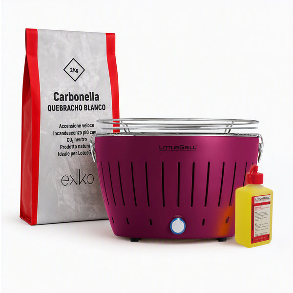 Starter set LotusGrill viola lotusgrill  Kunzi Shop