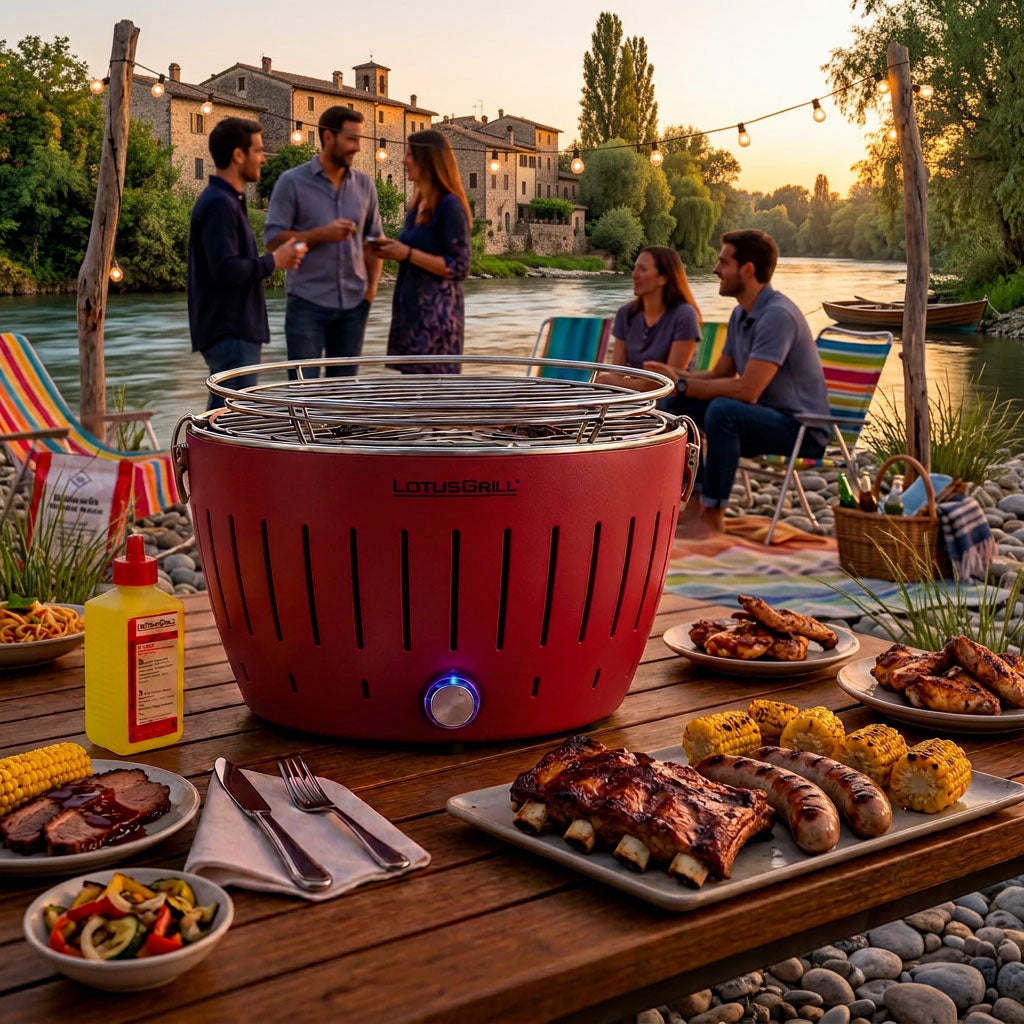 Starter set LotusGrill rosso lotusgrill  Kunzi Shop 2